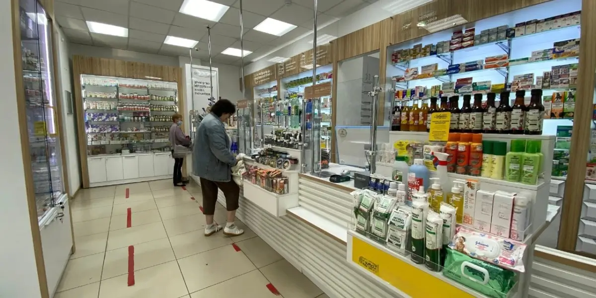 Мебель для аптек, зона выдачи